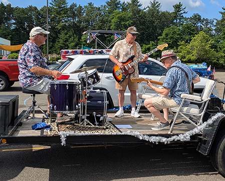The Aquatudes at Hampton Ponds July 4th Parade, 7/4/25